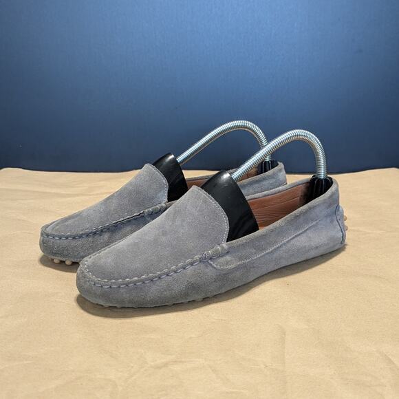 M. Gemi Felize Drivers Suede Moccasin Shoes Slip On Loafers Gray Womens 9.5 Grey - Picture 1 of 9